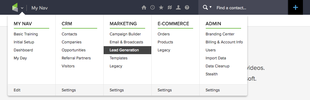set up assign lead source infusionsoft