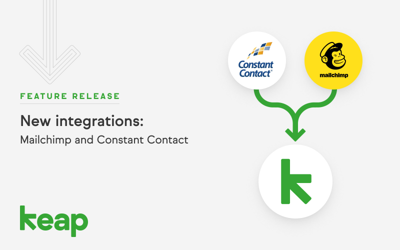 Keap Integration with Mailchimp and Constant Contact