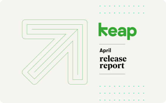 Keap's April Release Report