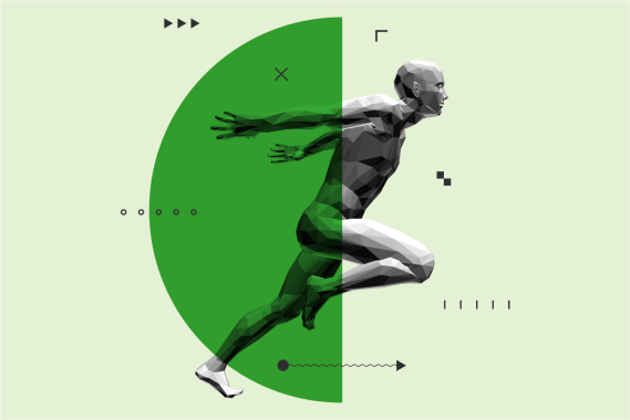 Man running