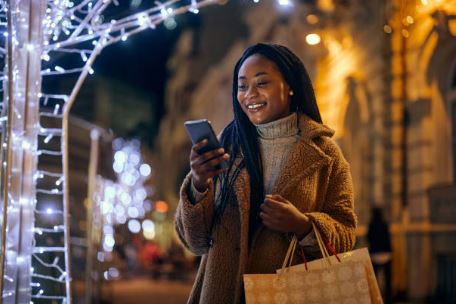 Women on cell phone