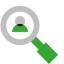 Identify Opportunities Icon Magnifying Glass