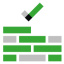 We Build Trust Wall Icon