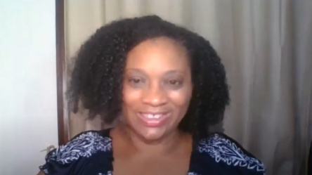 Still of Bridget Phifer from their level-up moment video