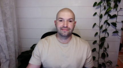Still of Joel Tuscan from their level-up moment video