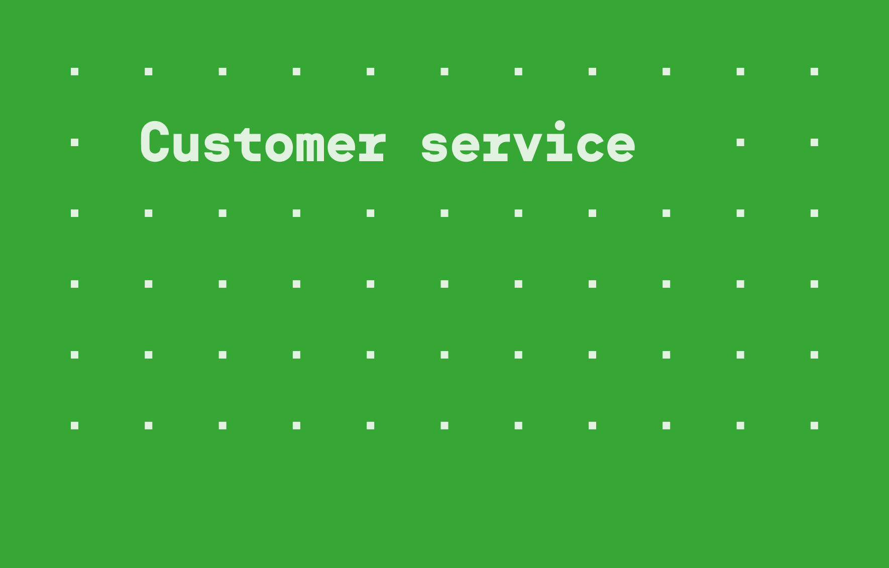 Deliver. Satisfy. Repeat.