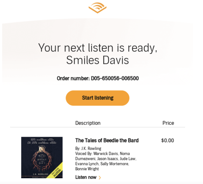 Really Good Emails - Audible