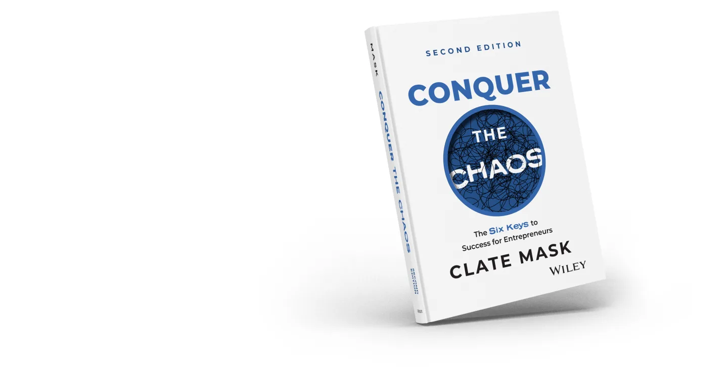 Cover photo of Conquer the Chaos by Clate mask
