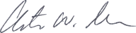 Image of Clate Mask's signature.