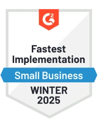 Fastest Implementation Small Business Winter 2025