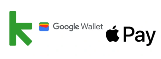 Keap logo google wallet logo apple pay logo