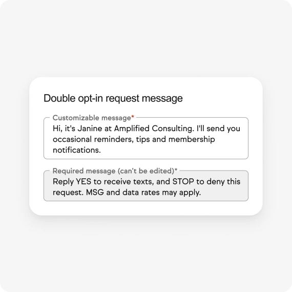 Example of an opt-in text animation