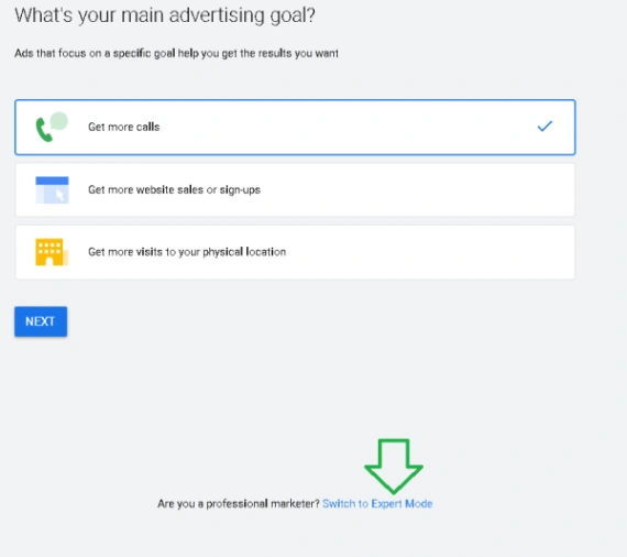 advertising goal google analytics