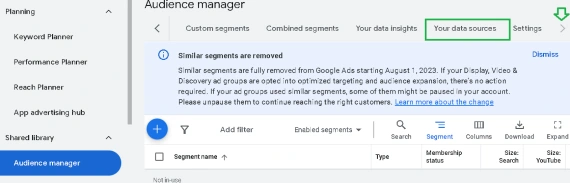 audience manager google analytics