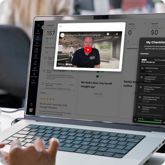 Example of creating a customer experience in app