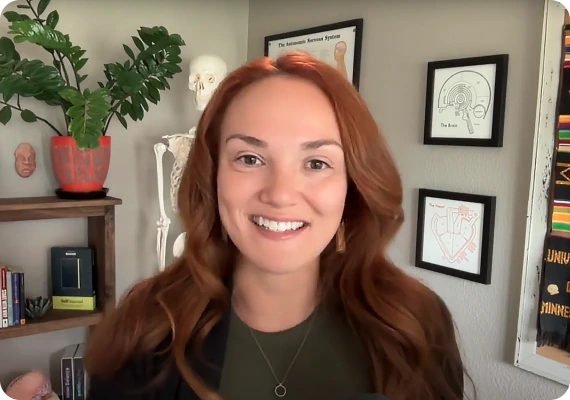 Woman smiling at the camera