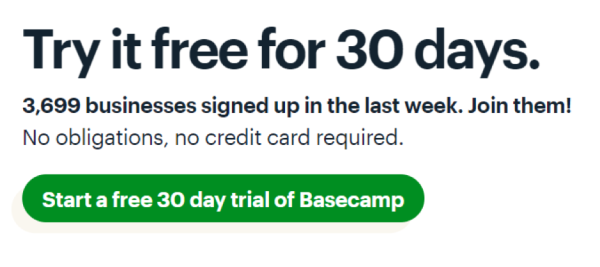 Basecamp example