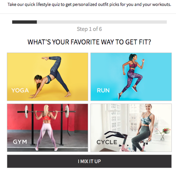 Fabletics choose-your-style