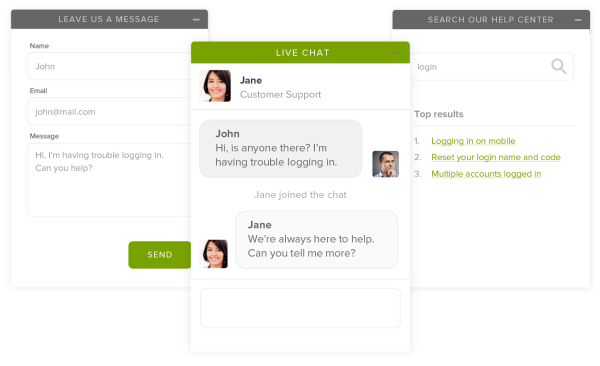 Zendesk chat