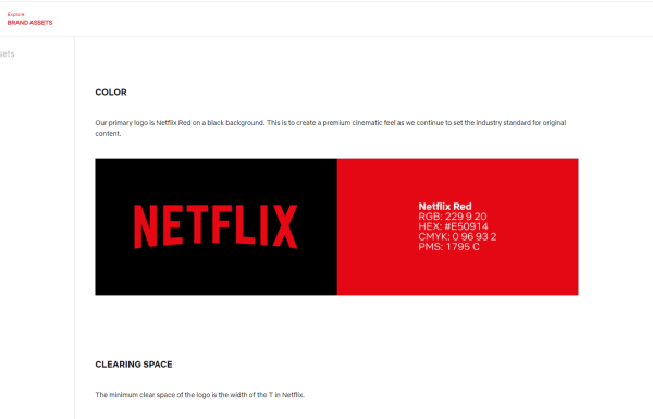 Netflix, Brand Assets