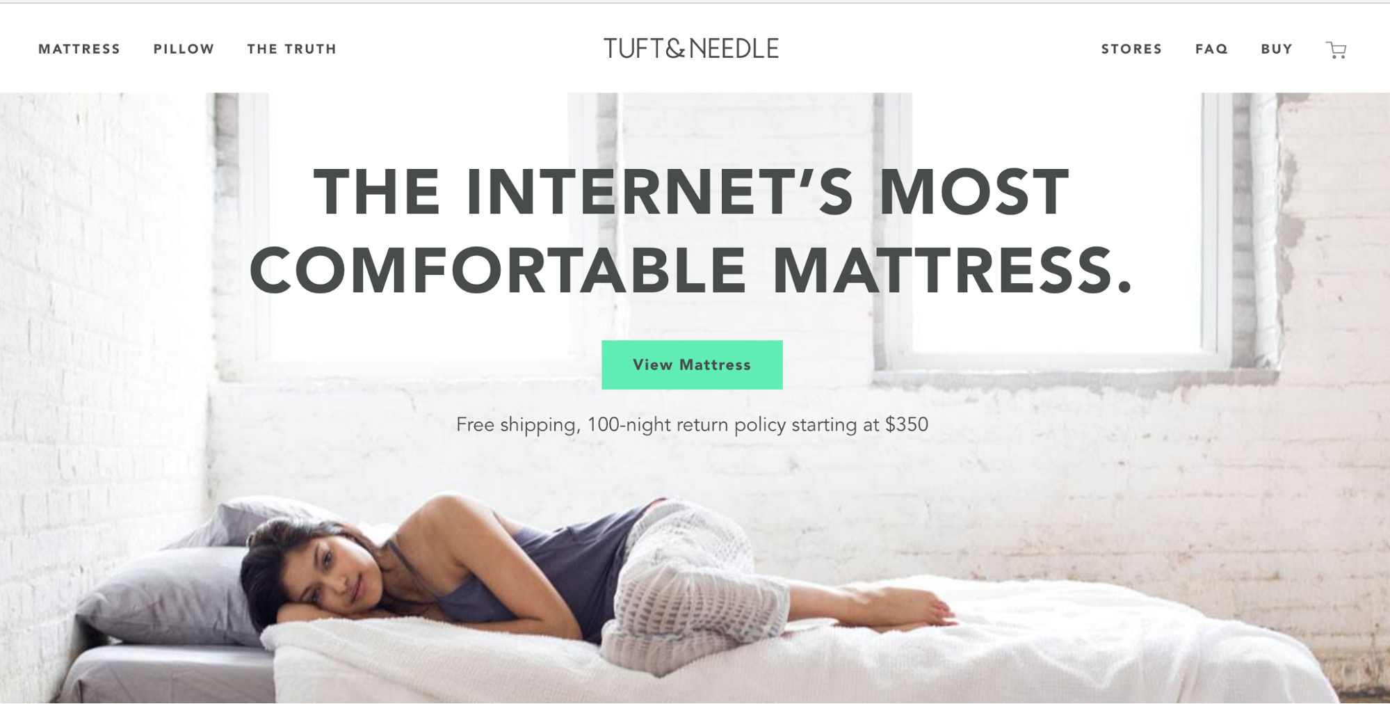 Tuft & Needle marketing claim