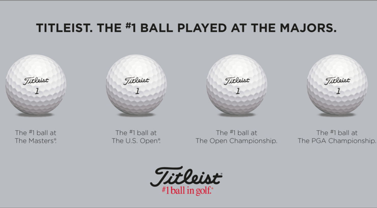 titleist, the number one ball in golf marketing claim