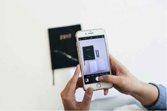 instagram marketing taking a picture