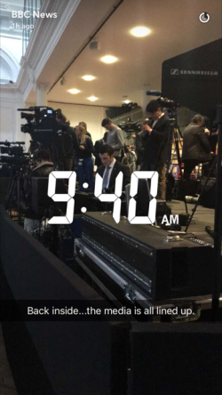 Snapchat story time stamp