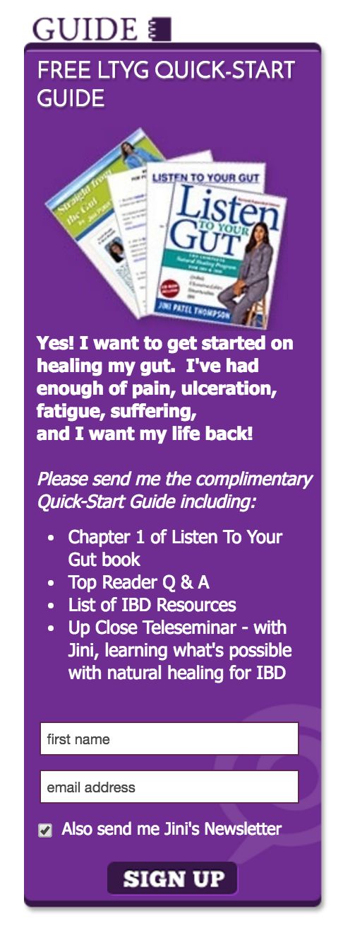 Listen to your Gut ebook ad