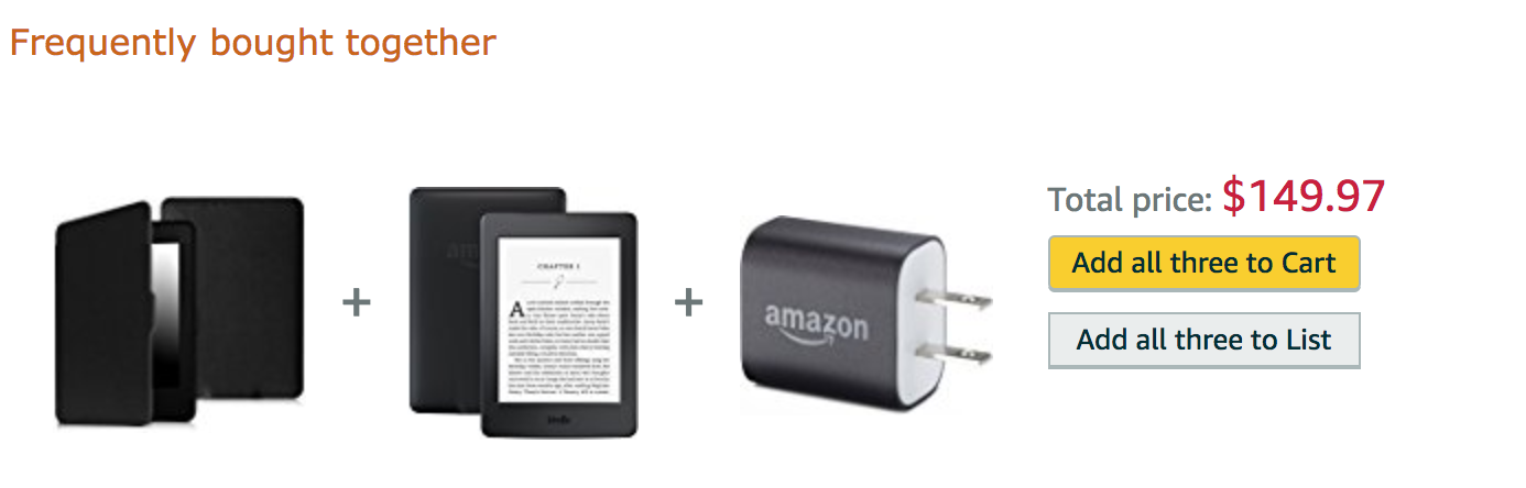 Amazon frequently bought together