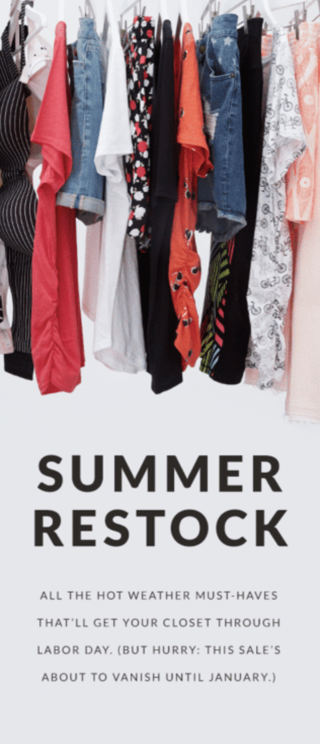 summer clothes sale 2019