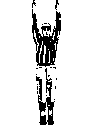 referee touchdown hand signal