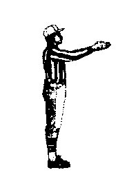 referee first down hand signal