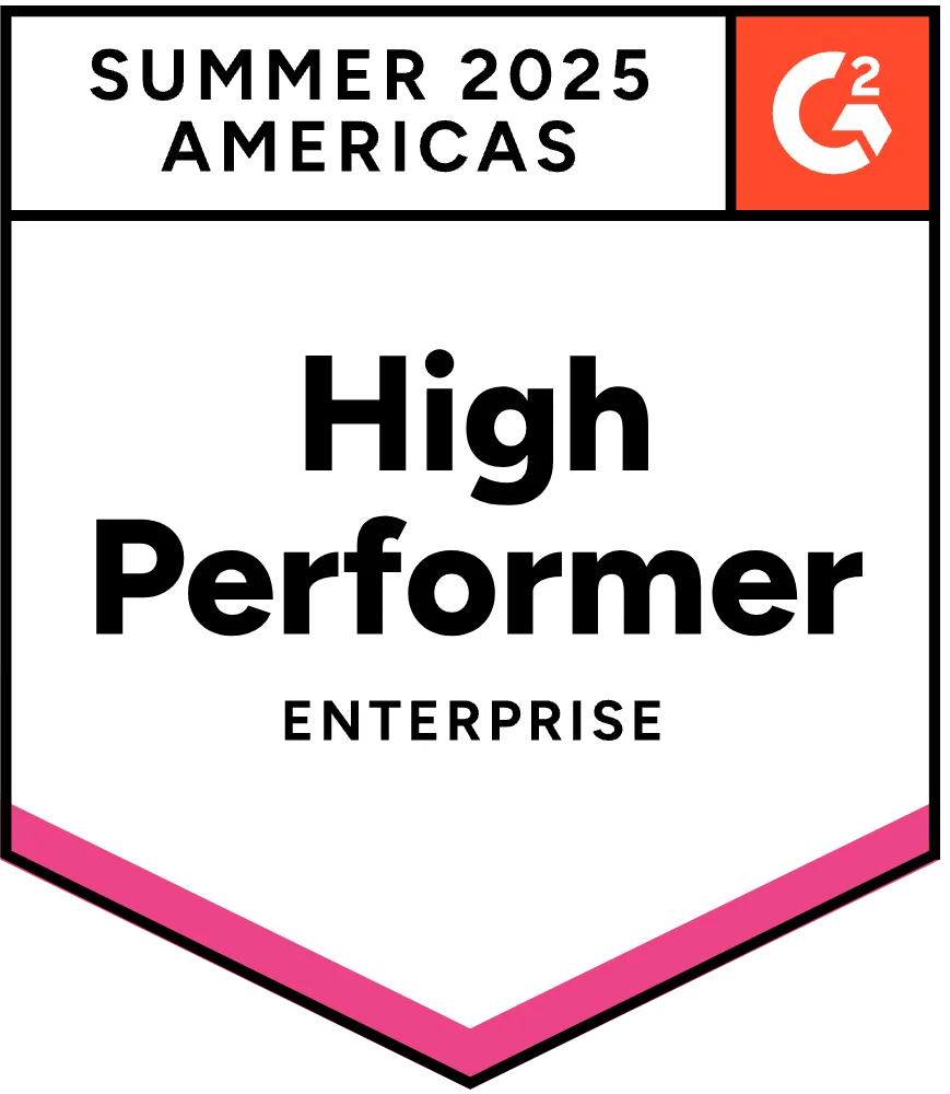 G2 badge 2025 - high performer mid-market