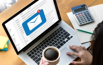 email on computer