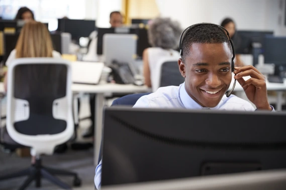 Customer service rep