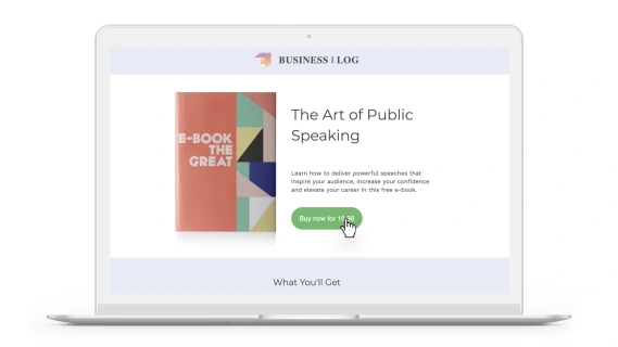 Checkout page example