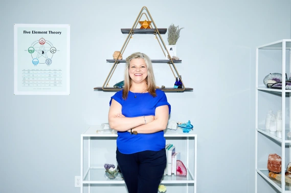 Bobbi Jo in her Light Align office