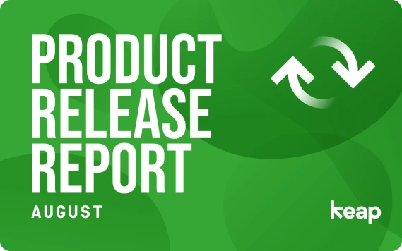 August product release report title image