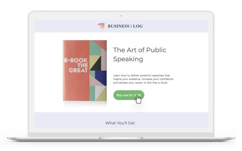 Checkout page example