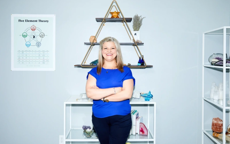 Bobbi Jo in her Light Align office