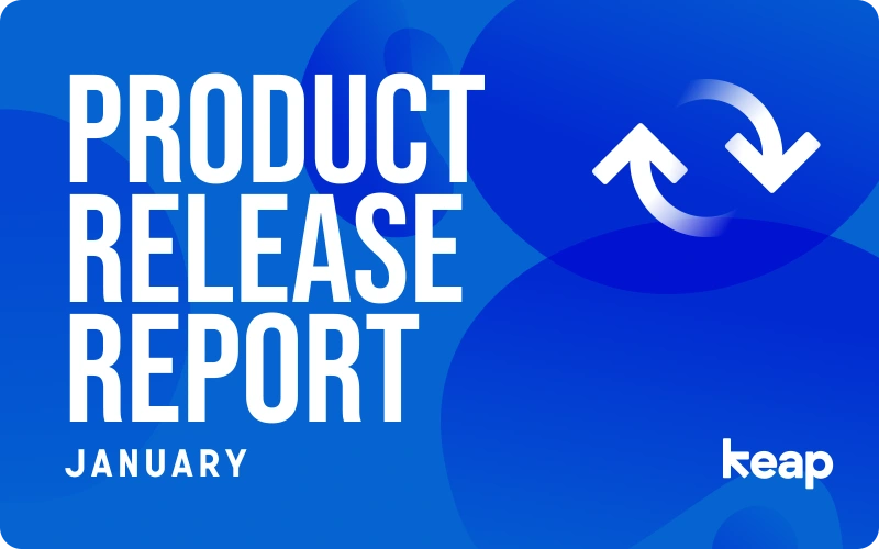 Product release report January 2024 text and graphic