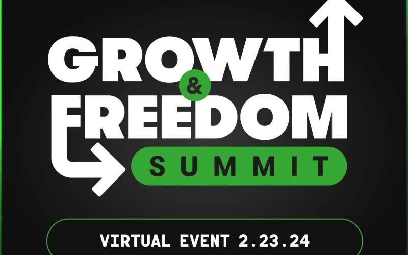 Growth and Freedom Summit event text