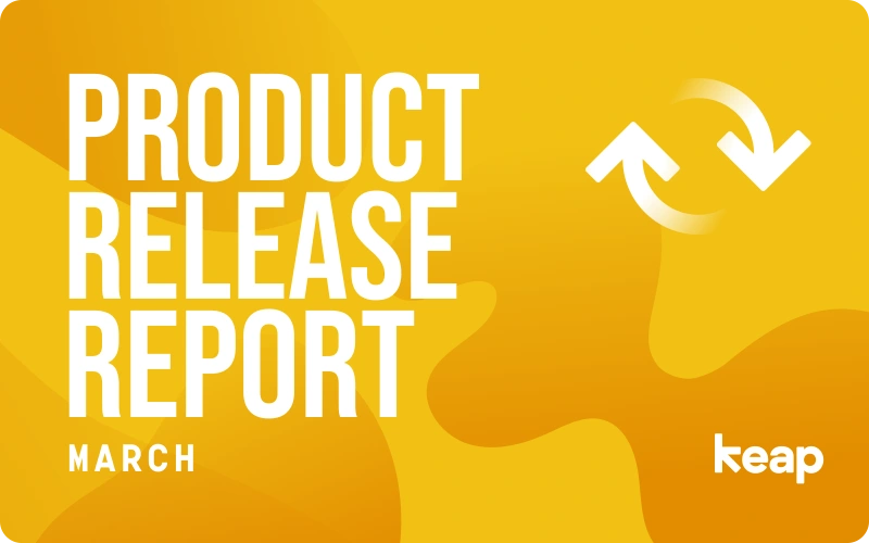 Graphic title Product Release Report March